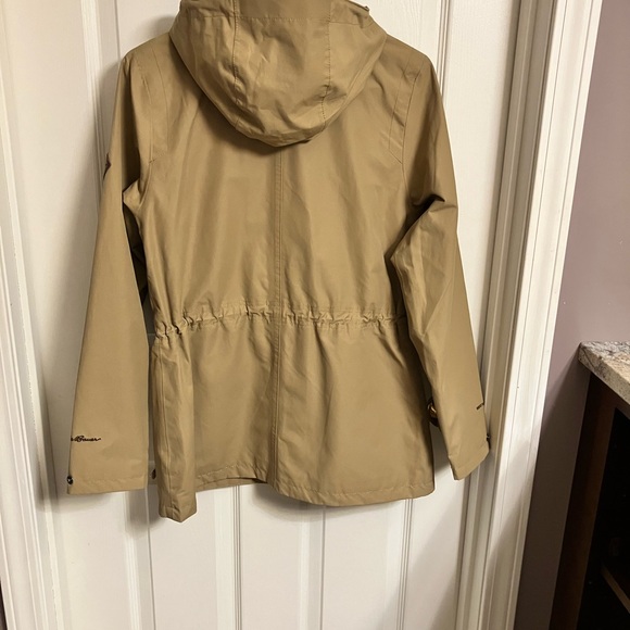 Eddie Bauer | Like New Charly Tan Waterproof Rain Jacket Small - Picture 3 of 7